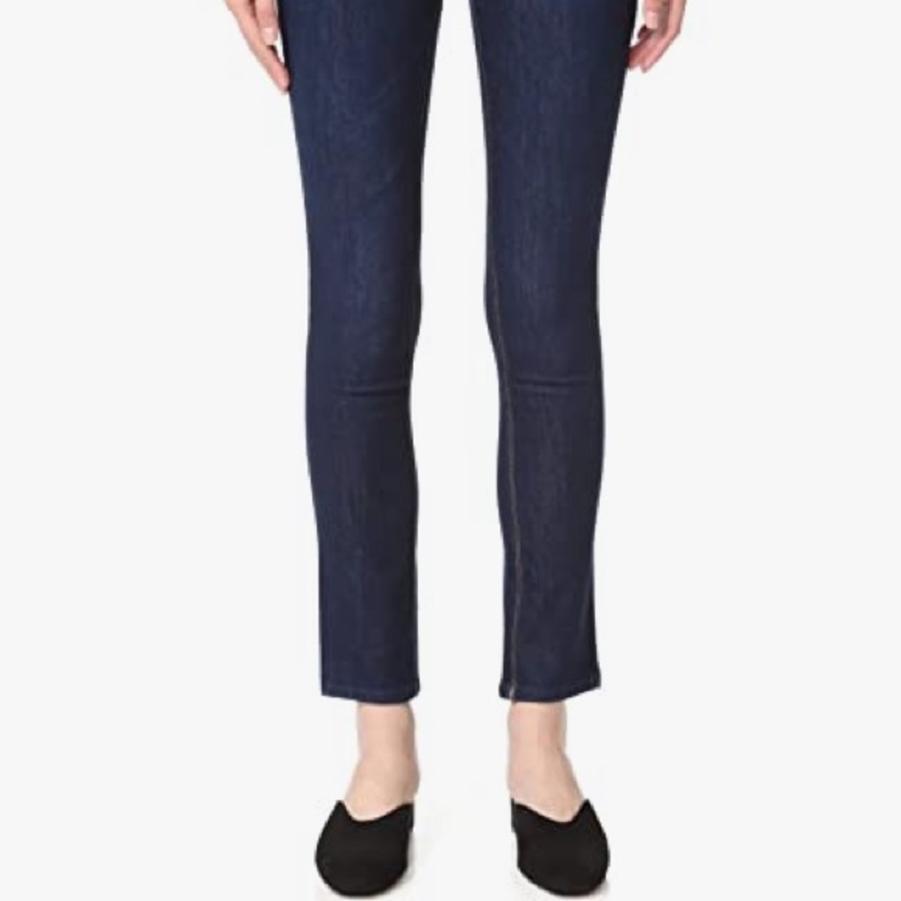 NWOT DL 1961 ANGEL MID RISE SKINNY ANKLE DARK NAVY BLUE COLOR WITH ROSE πΉ GOLD - Picture 5 of 16